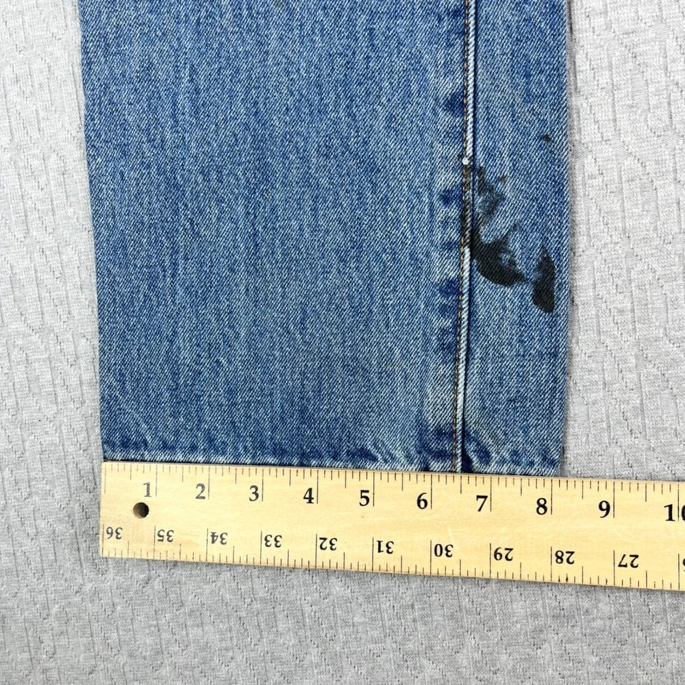 Levi's 517 Bootcut Jeans Mens 30x34 Blue Denim Classic Western Workwear Pants
